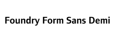 the foundry - foundry form sans demi